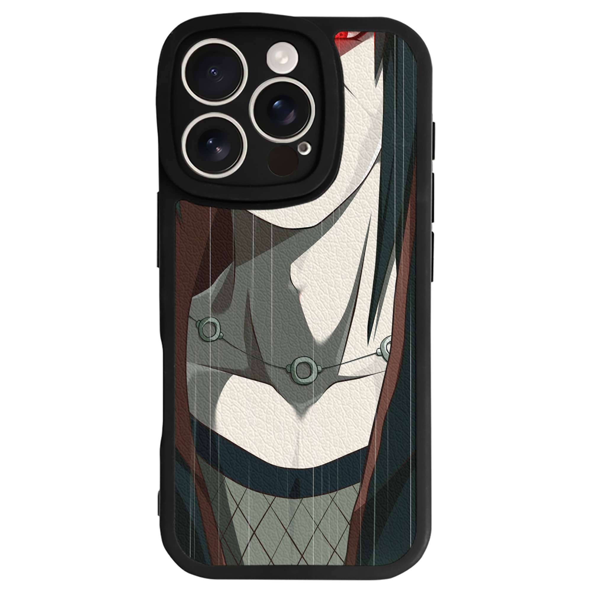 （画像用） NARUTO -ナルト- NARUTO -ナルト- 疾風伝 【iPhone 16シリーズ対応】シリコンスマホケース（レザー調） 材質：シリコン